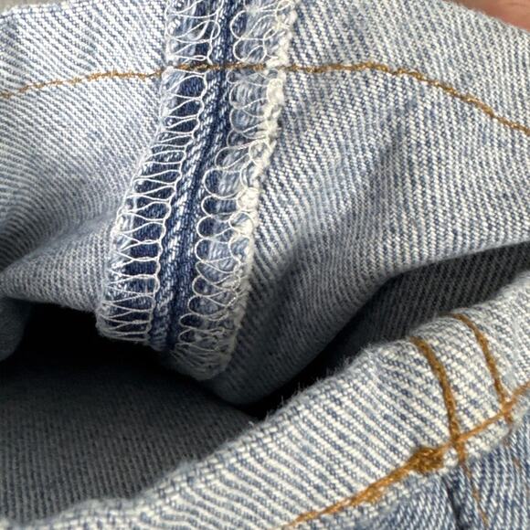 Atelier & Repairs Patchwork Denim Jeans Levi's Redone Size 29 Selvedge Hem Rare - Picture 10 of 10